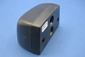 Black plastic number plate lamp (102 x 55 x 57mm)