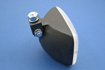Reversing lamp mounted on an adjustable steel bracket