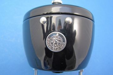 Reproduction black/chrome Lucas ST38 Pork-Pie Light