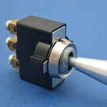 Toggle switch -  turned aluminium lever thumbnail