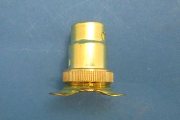 BA15d Double contact (brass)