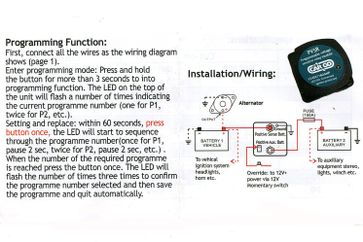 Programmable voltage sensitive relay