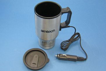 Heated Stainless Steel Travel Mug