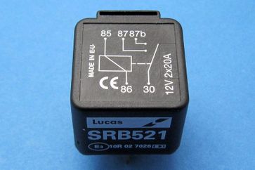 Lucas SRB521 12v relay (2 x 20A)