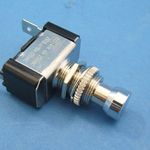 Push/push button switch. Metal button, metal housing thumbnail
