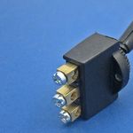 Toggle switch - Black plastic knob thumbnail