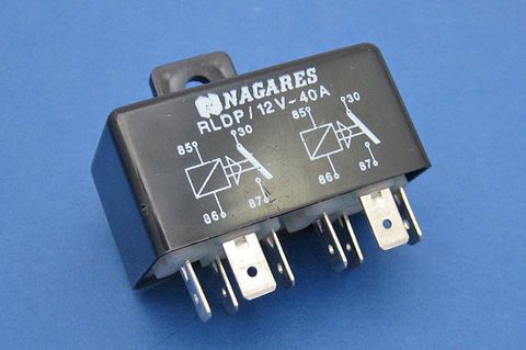 12V Twin Make and Break Relay