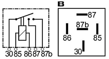 12 Volt Relay - Double make and break