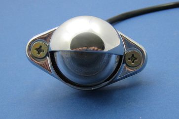 Chrome Number Plate Lamp