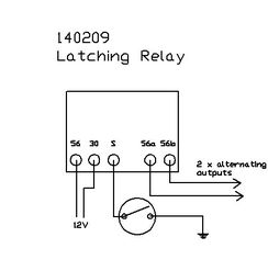 12V Latching relay