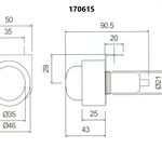 Rubber bodied marker lamp thumbnail