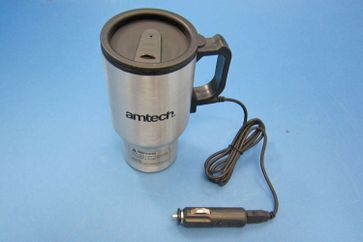 Heated Stainless Steel Travel Mug