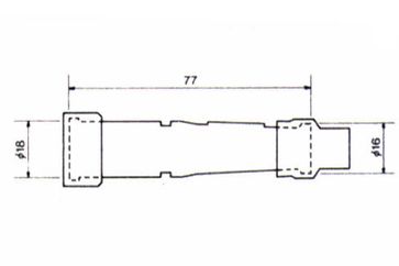 NGK SB05F Straight Suppressed Plug Cap