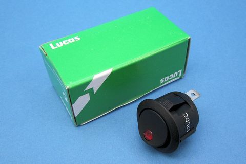 Lucas On/off rocker switch with LED indication