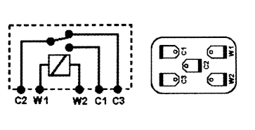 Lucas SRB143 (6RA) Change Over Relay