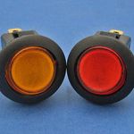 On/off rocker switch - 4.8mm blade terminals, illuminated thumbnail