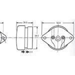 Lucas SPB160 Horn Push thumbnail