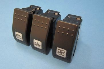 On/Off Specific Panel Modular Rocker Switches