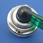 Rotary switch - illuminated green  plastic lever thumbnail