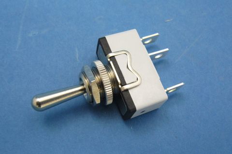 Metal toggle switch -  plated lever