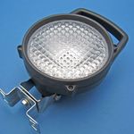 Black Plastic Work Lamp with Rocker Switch thumbnail