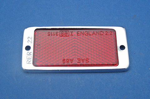 Chrome Rectangular Reflector
