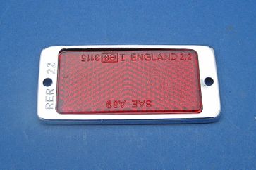 Chrome Rectangular Reflector