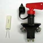 Battery isolator switch - removable key, splash proof cover, independent ignition switch thumbnail