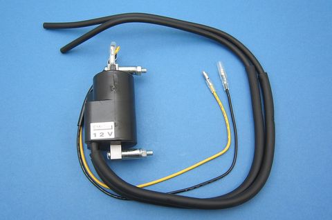 IGNITION COIL, TWIN LEAD - 6V & 12V